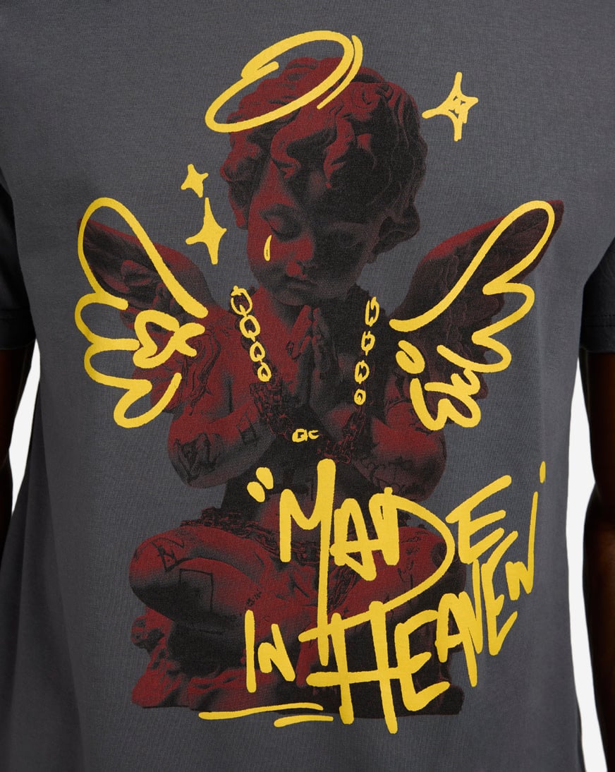 Shop Urban Classics Made In Heaven Tee MTUS464-US-02457 grey