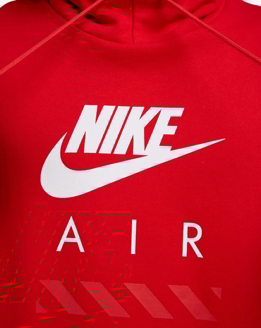 red nike air hoodie