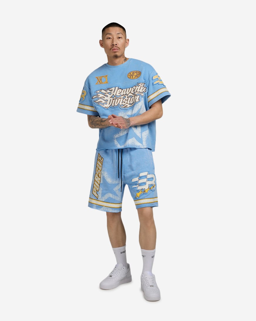 品質のいい Shop Smoke Rise Terry Shorts KS25355SNZ-BLU blue | SNIPES USA ファッション雑貨