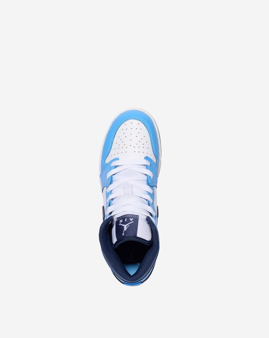 Shop Jordan Big Kids' Air Jordan 1 Mid DQ8423-405 blue | SNIPES USA