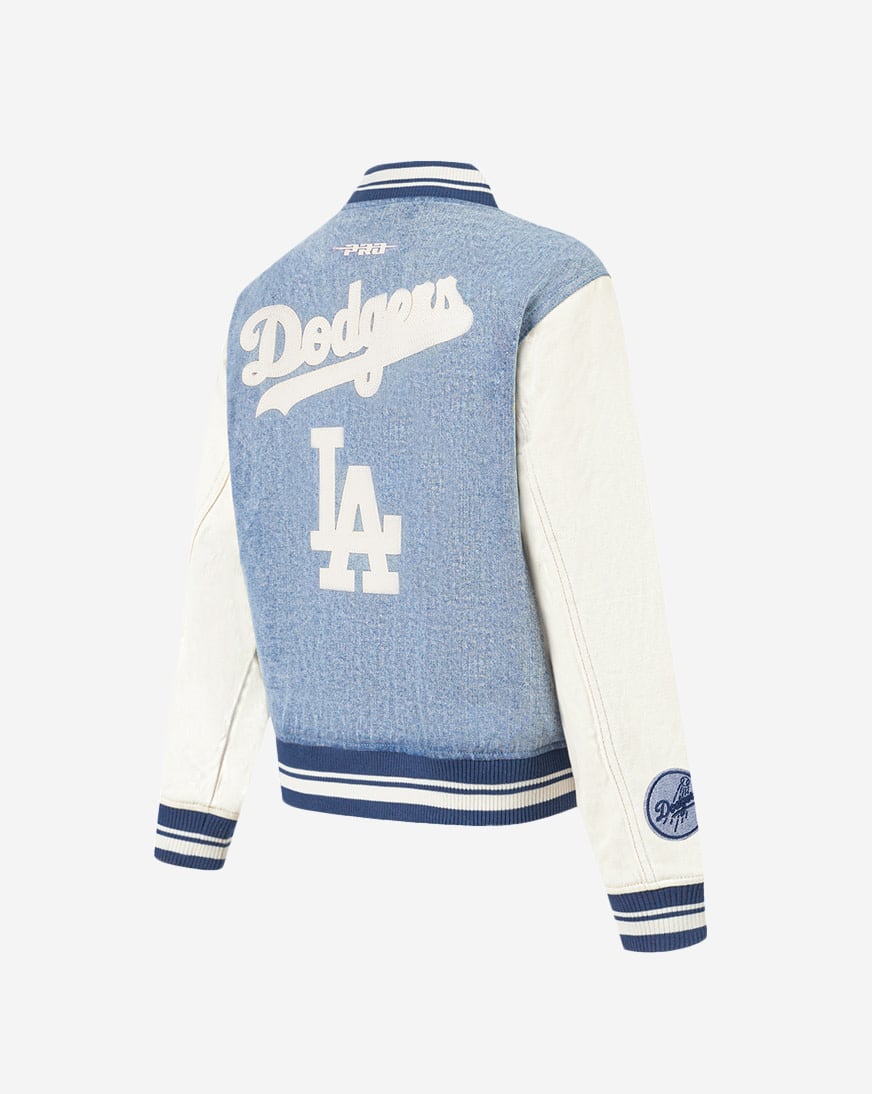 Shop PRO STANDARD Los Angeles Dodgers Varsity Blues Denim Varsity
