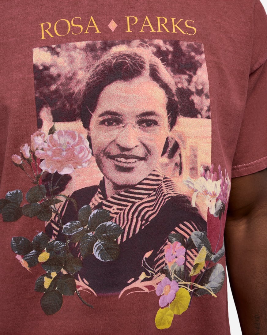 P roshop-ROSページ Shop Graphic Tees Rosa Parks Flowers Tee ROP1200XX red | SNIPES USA