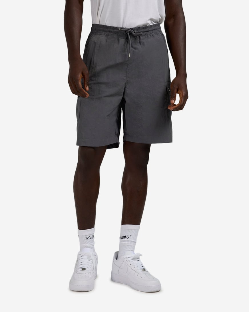 Shop SNIPES Nylon Cargo Shorts FW25MF016-050 grey | SNIPES USA