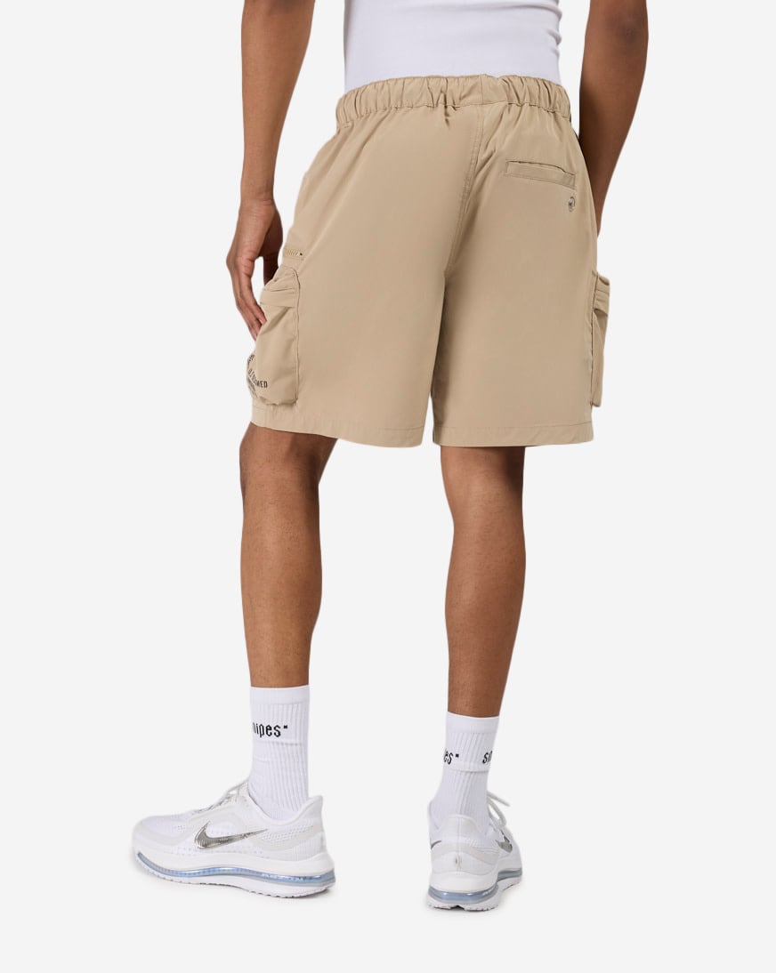 Shop Smoke Rise Utility Nylon Shorts WS26S482SN-KHA beige | SNIPES USA