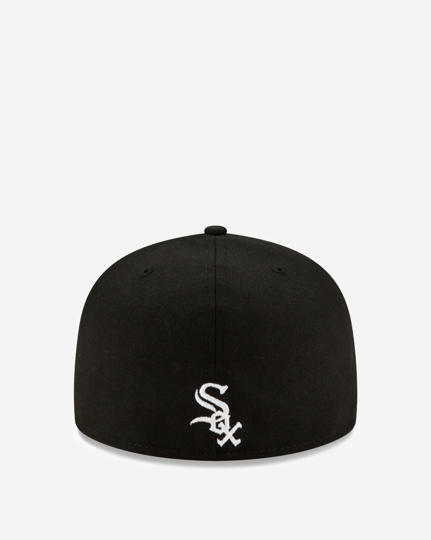 【US限定】New Era Chicago White Sox Pom Knit Black Stripes mens-new-era-black-chicago-