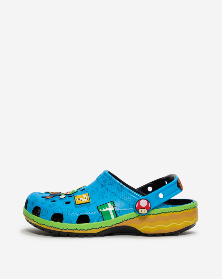 Shop Crocs Grade School Super Mario Classic Clog 212139-90HJ multi
