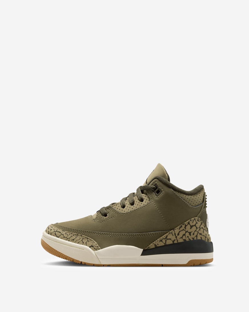 Shop Jordan Little Kids' Air Jordan 3 Retro DM0966-202 green
