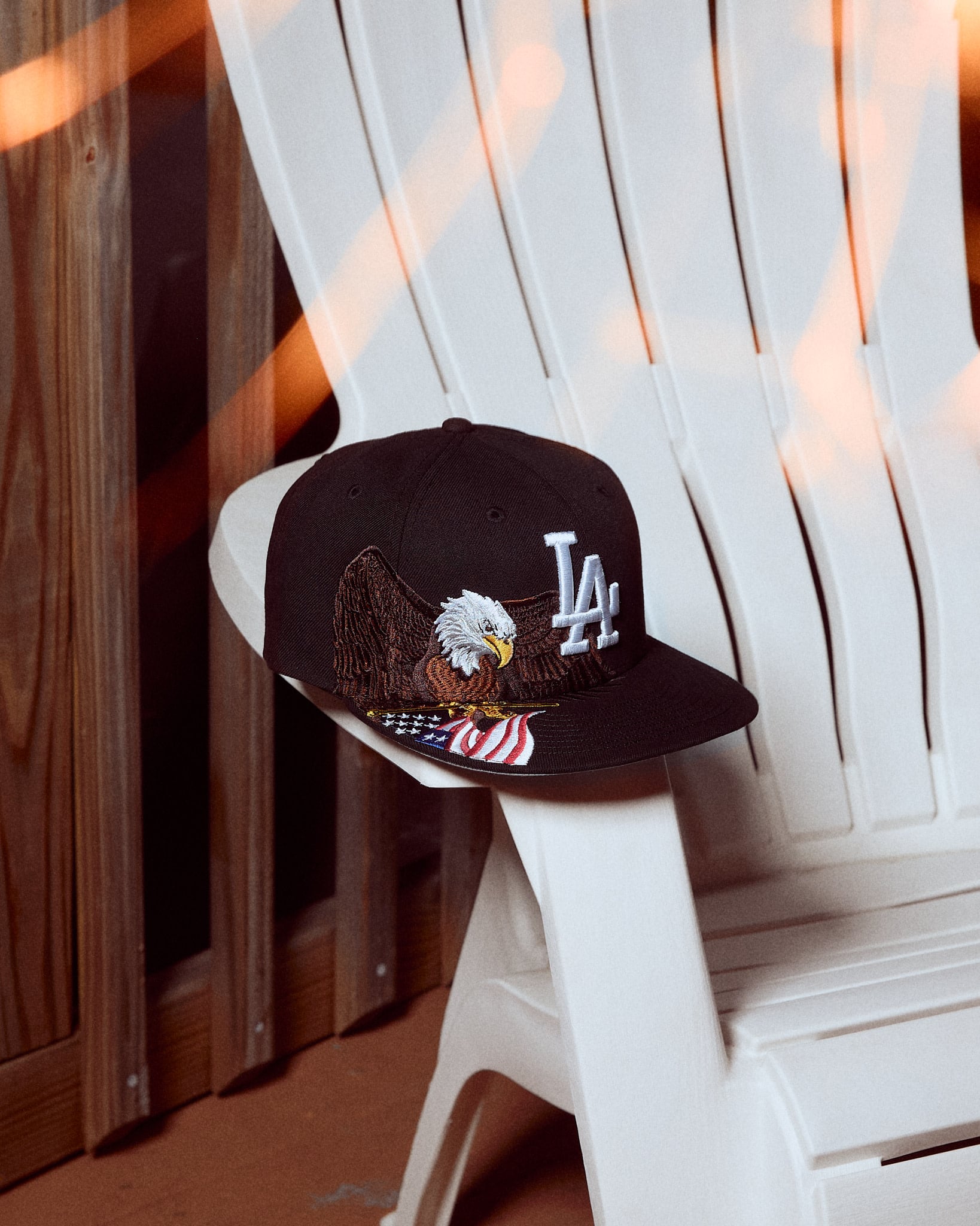Shop New Era 59Fifty Los Angeles Dodgers Eagle Fitted Hat 60853437
