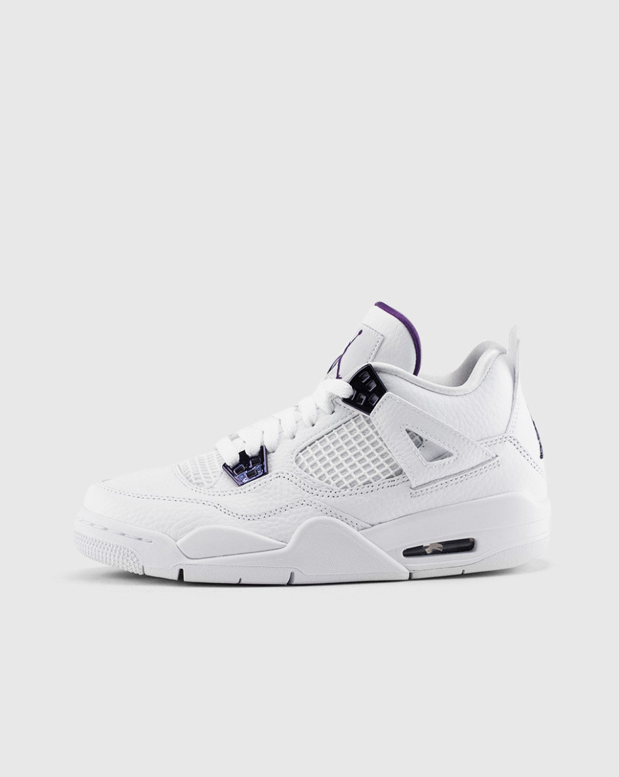 purple jordans grade school