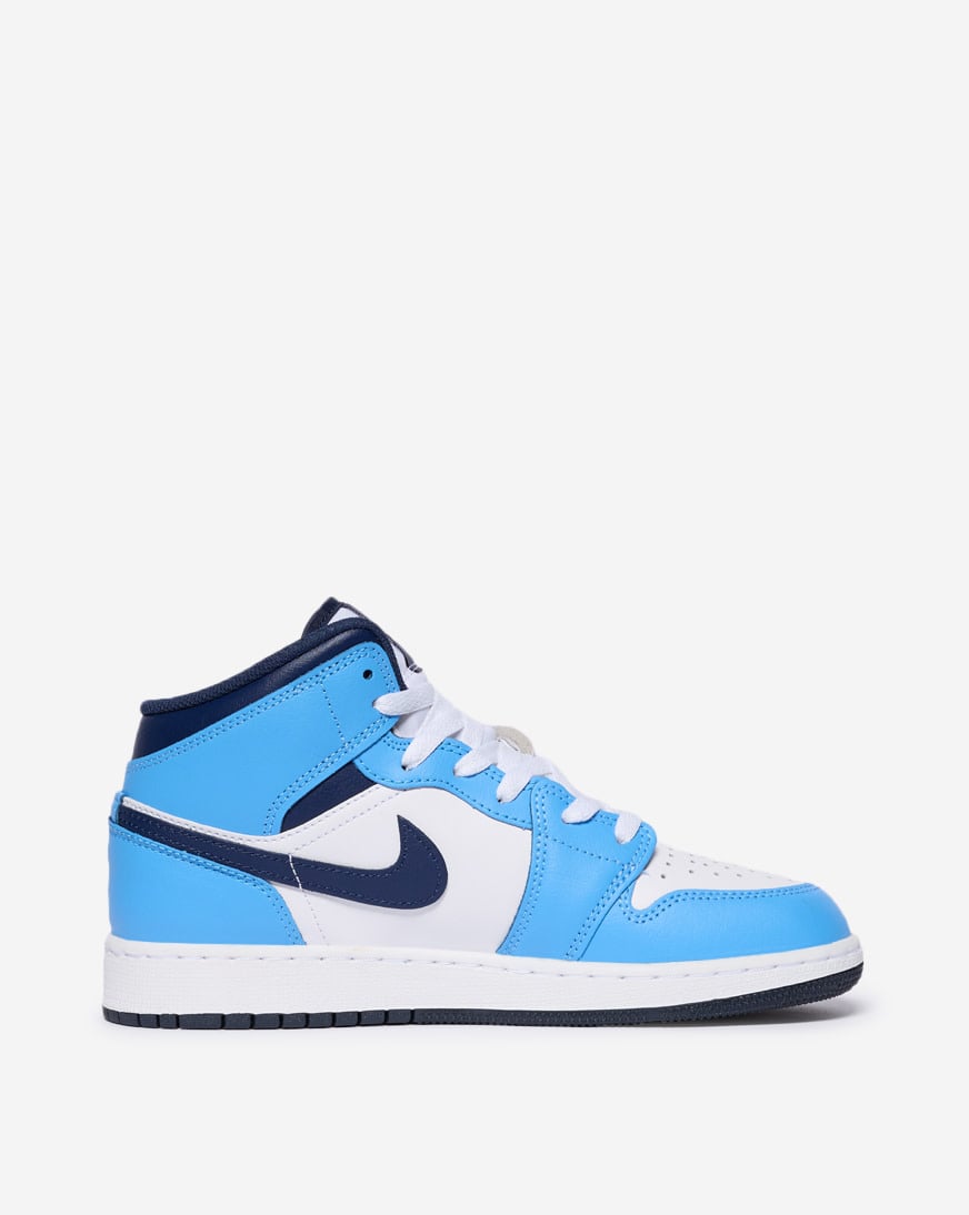 Shop Jordan Big Kids' Air Jordan 1 Mid DQ8423-405 blue | SNIPES USA