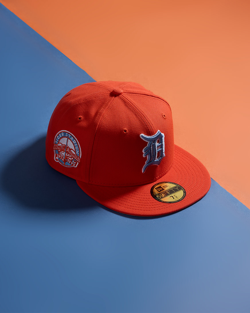 Shop New Era 59Fifty Detroit Tigers Fitted Hat 71011932 orange