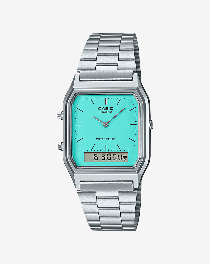 CASIO CLASSIC　 AQ-230A-2A2MQYJF Shop Casio AQ230A-2A2VT AQ230A-2A2VT grey | SNIPES USA