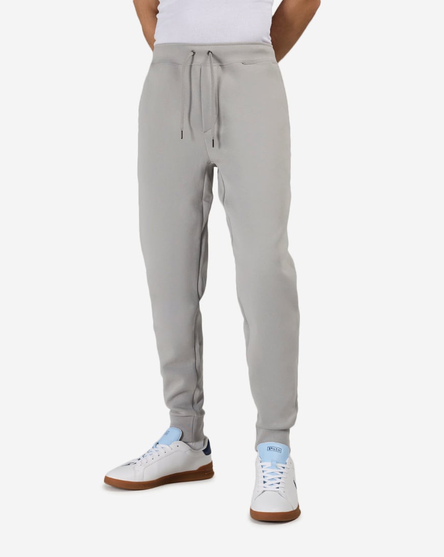 Shop Polo Ralph Lauren Double-Knit Jogger Pant 710881518077-SGREY