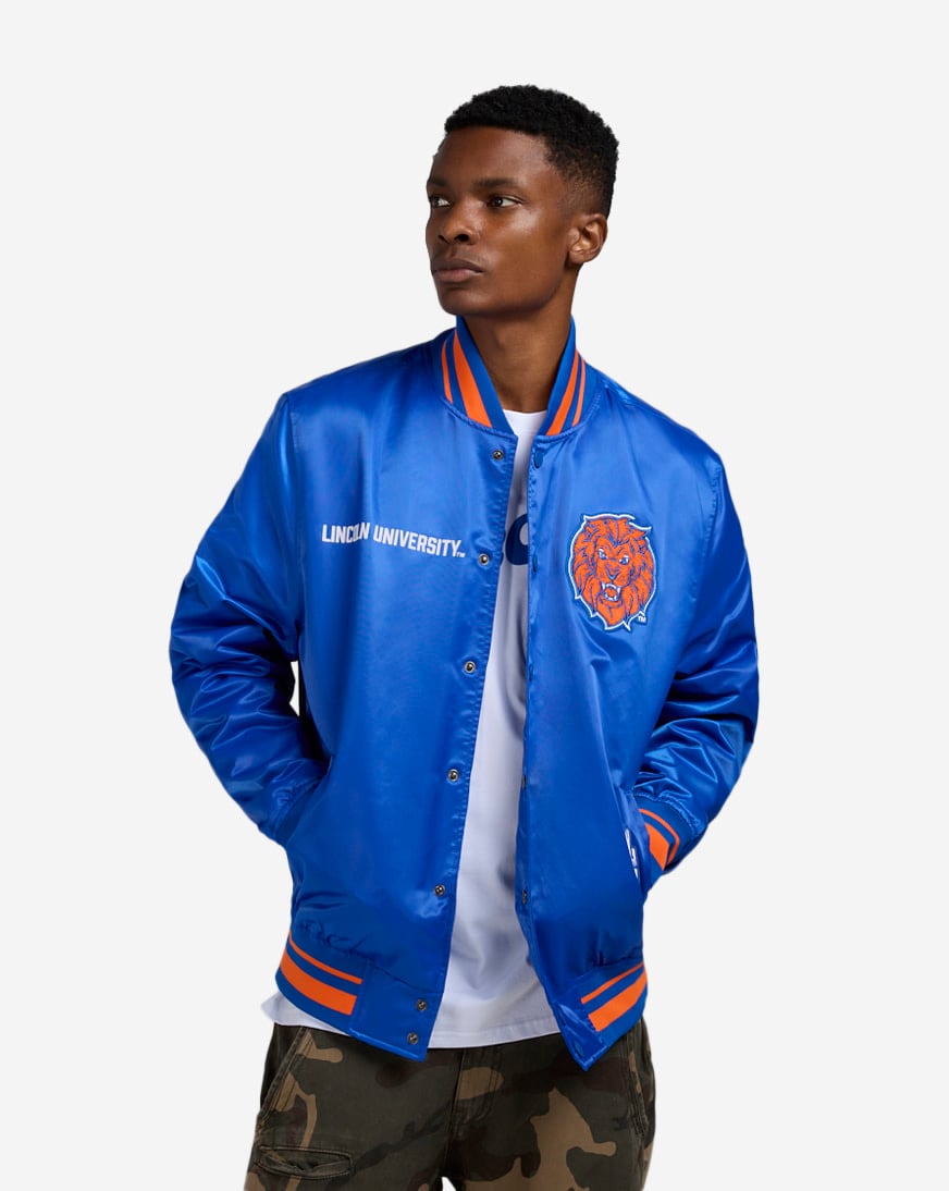Shop PRO STANDARD Lincoln University Hoco Satin Jacket CLP670075