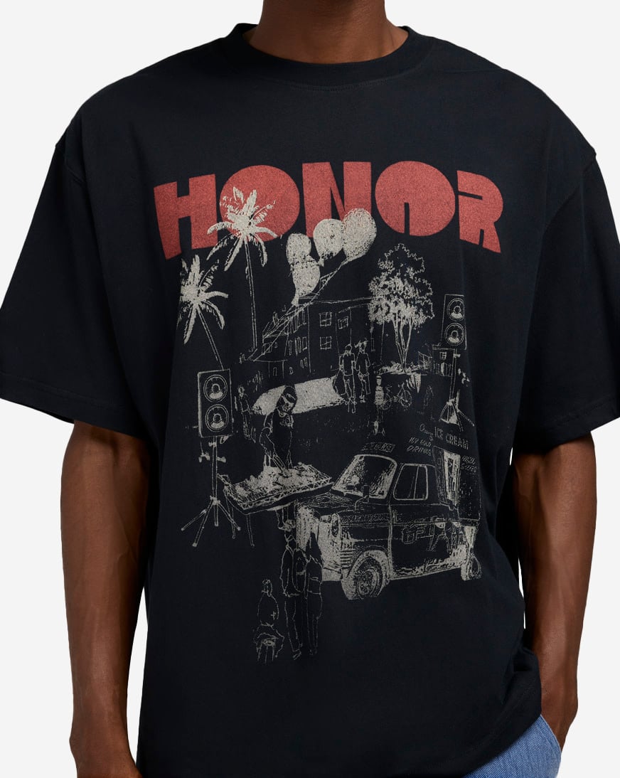 トップス CJ x SOL GuruGuru Tee size L Black High New 2023 Men Undercover GURUGURU T Shirts T-Shirt Hip