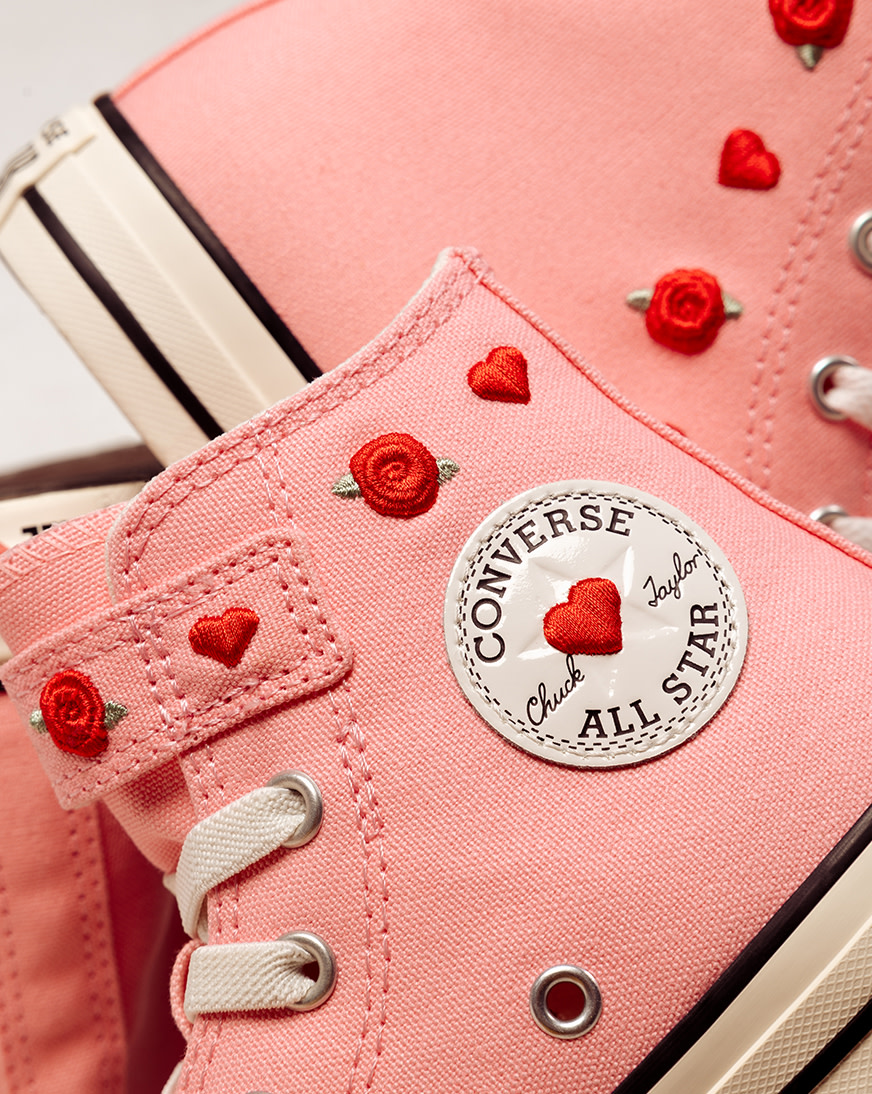 Shop Converse Pre-School Chuck Taylor All Star Hi A10714CF pink