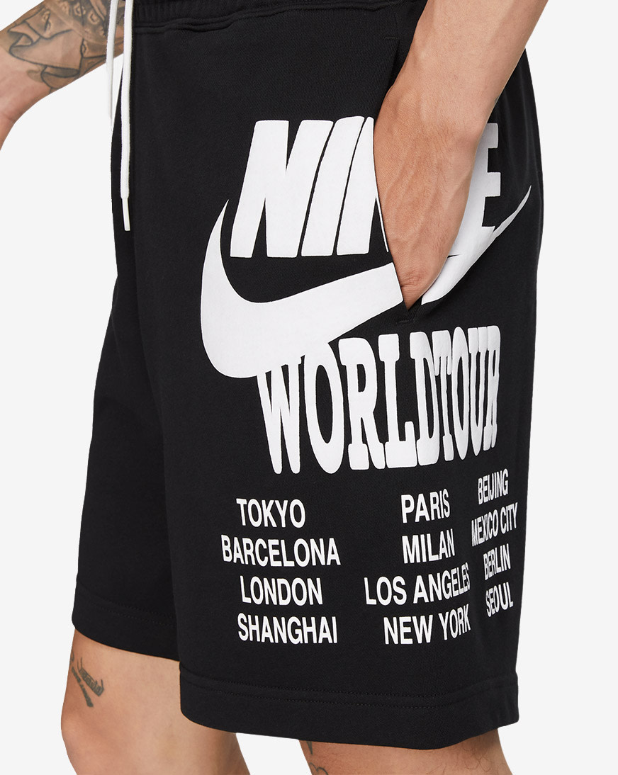 Shop Nike NSW World Tour Shorts DA0645-010 black | SNIPES USA