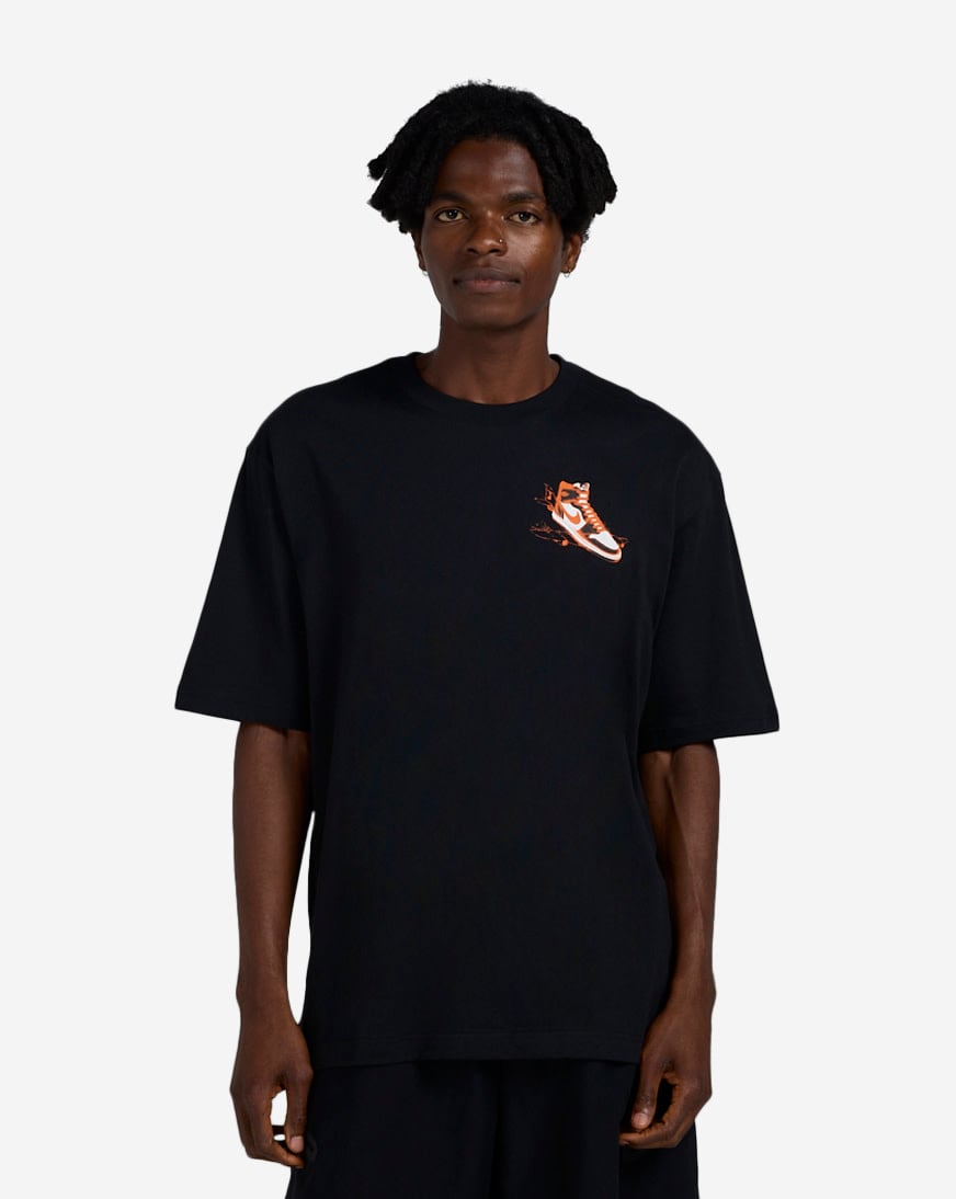 Shop Jordan AJ1 T-Shirt HQ8972-010 black | SNIPES USA
