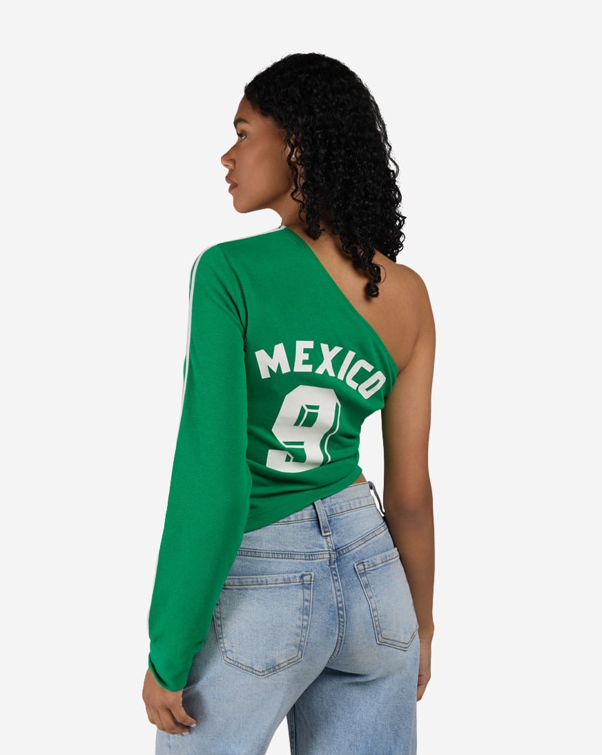 Shop adidas Mexico Reconstructed Bringback Jersey KE2298 green