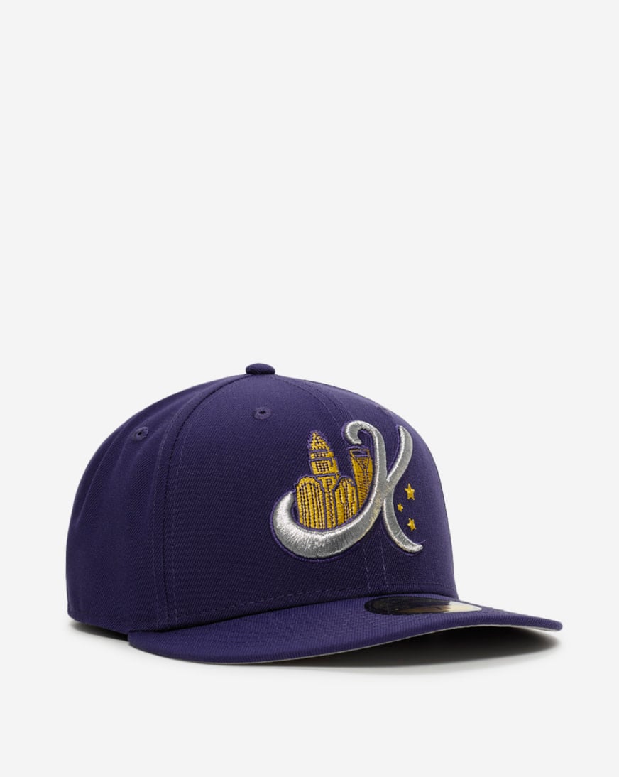 【希少‼️】always キャップ 紫 Shop New Era 59Fifty Charlotte Knights MILB Fitted Hat 60684970