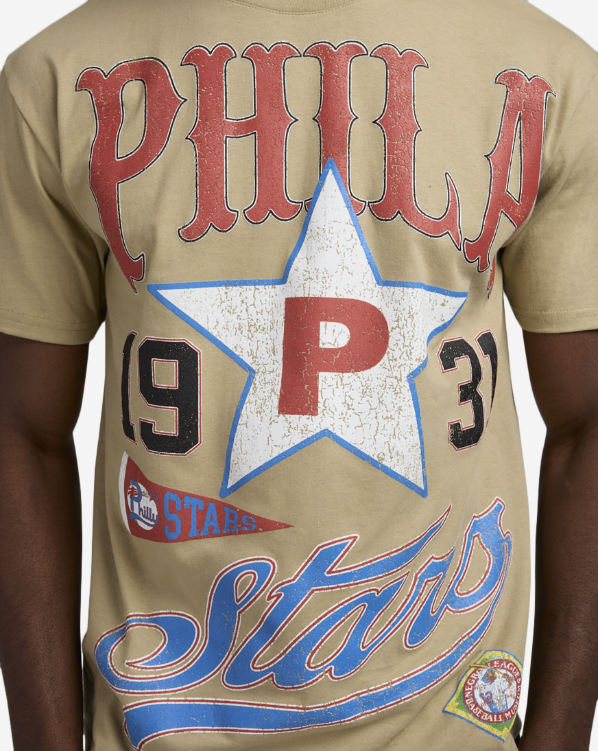 Shop Reason NLB Philadelphia Stars Tee RE5-049-KHK beige | SNIPES USA