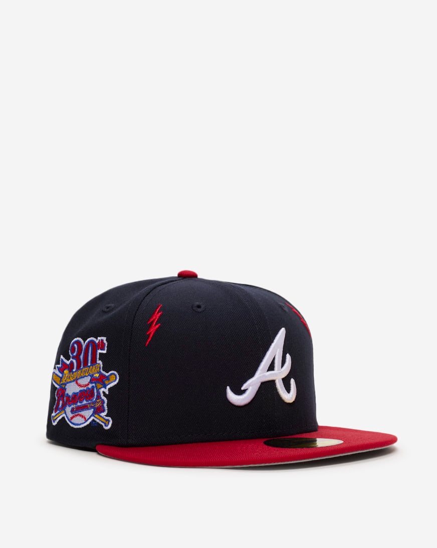 Shop New Era 59Fifty Atlanta Braves DSM Lightning Fitted Hat