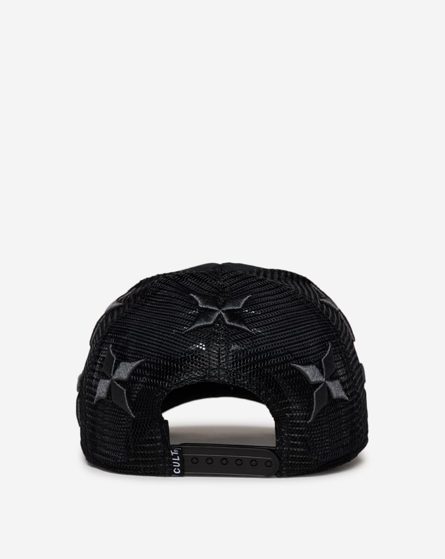 Shop Cult of Individuality Logo Mesh Back Star Embroidery Trucker