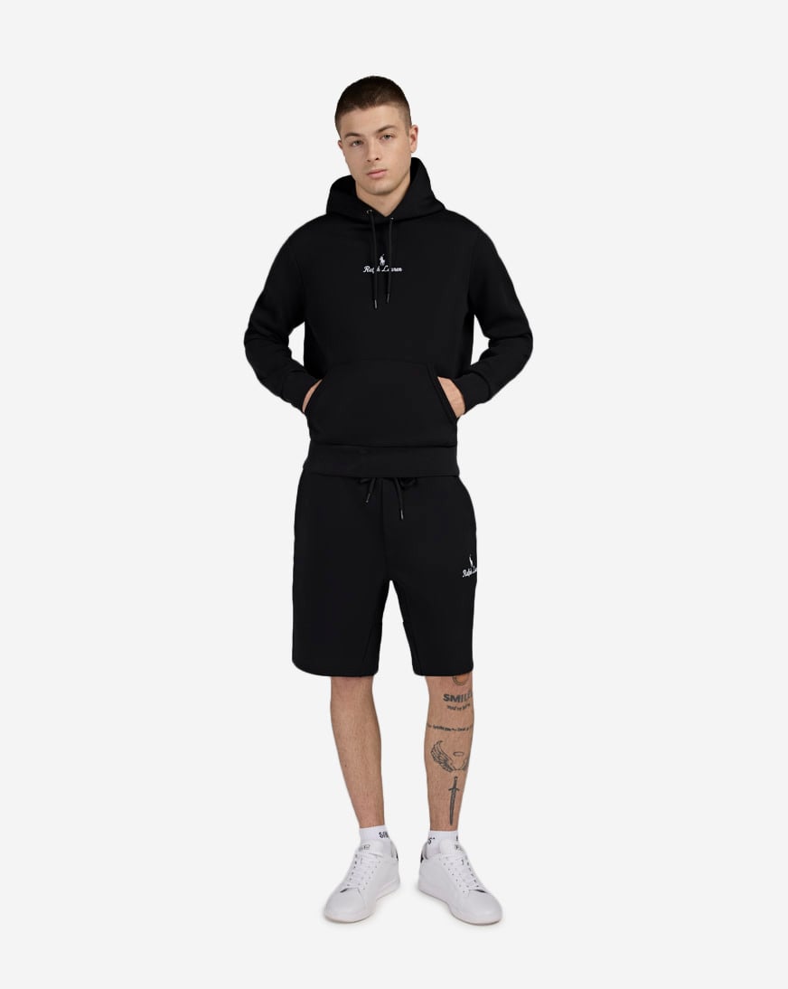 Shop Polo Ralph Lauren Tech Graphic Embroidery Script Hoodie