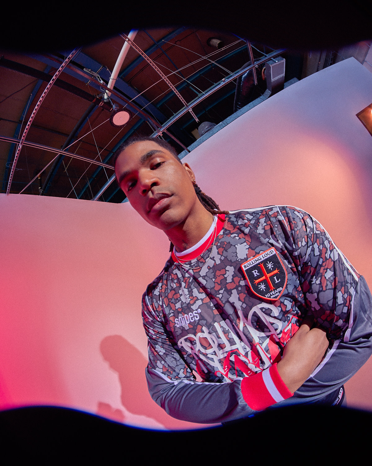 Shop SNIPES Rolling Loud X Snipes Miami Goalie Jersey RLMIAMIGRY