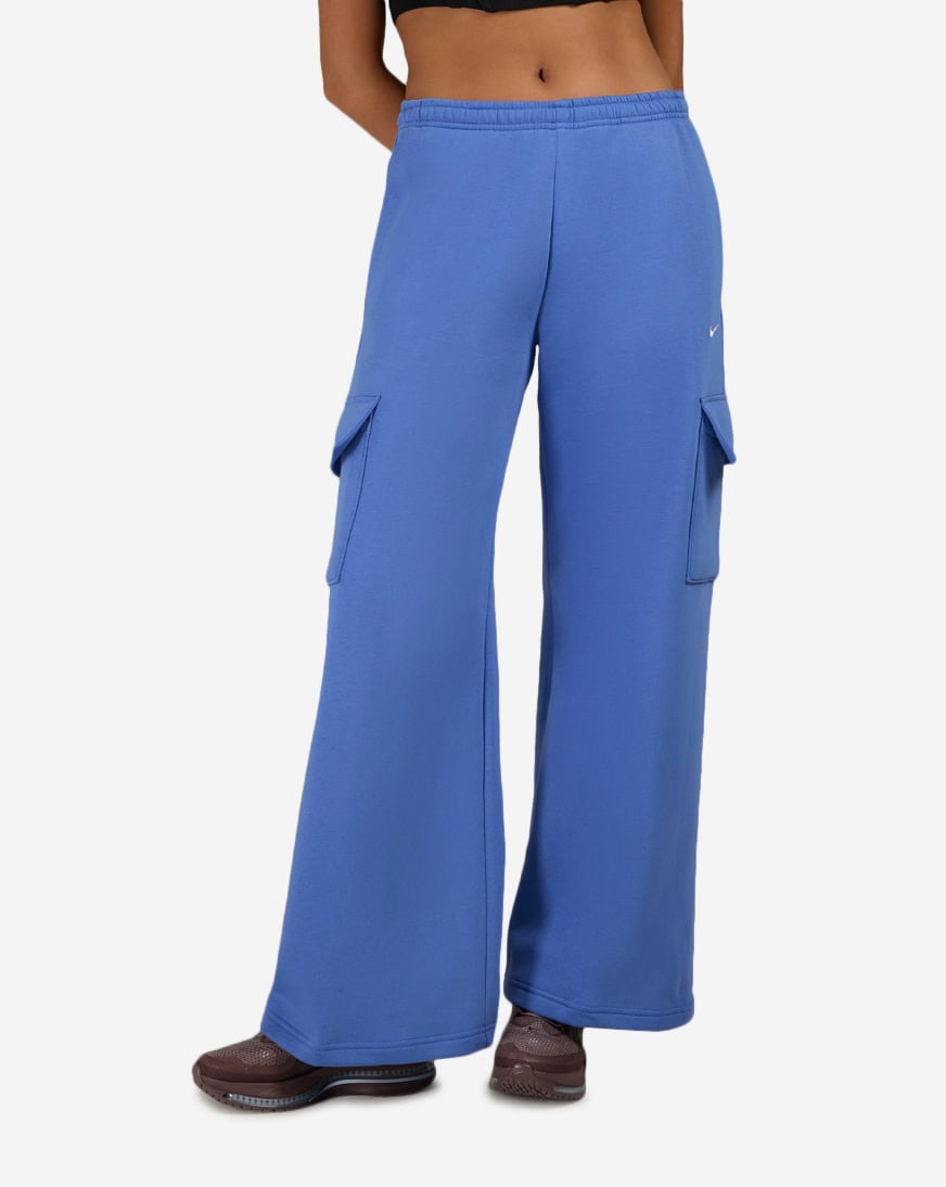 Shop Nike NSW Phoenix Fleece Cargo Sweatpants IM7488-460 blue