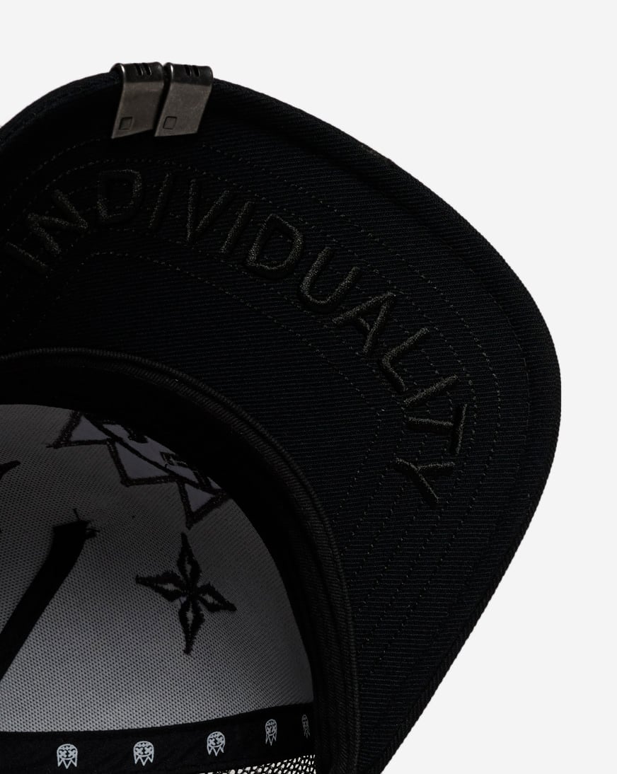 Shop Cult of Individuality Logo Mesh Back Star Embroidery Trucker