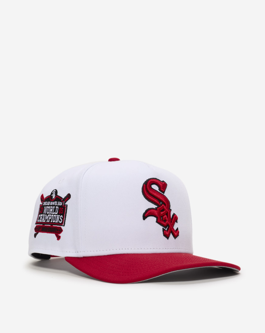 Shop New Era 9Fifty Chicago White Sox Fire Red A-Frame Snapback