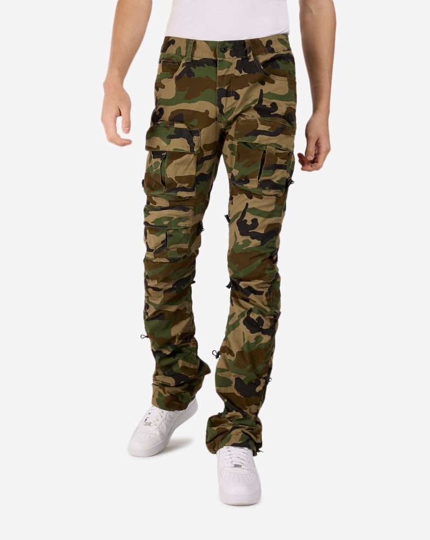 【SATIIIZ】Vine Camo Bermuda Pants Vine Camo Bermuda Pants - satiiiz
