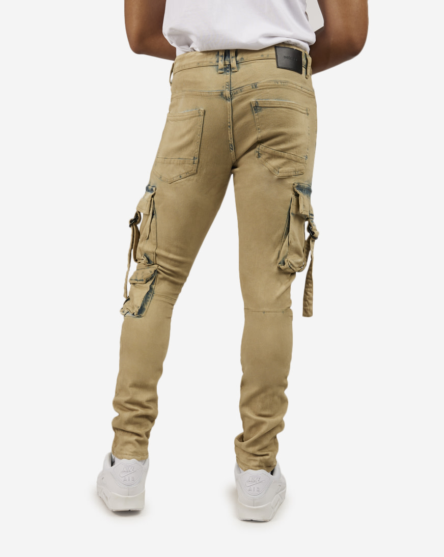 Overspray Utility Cargo Pocket Jeans
