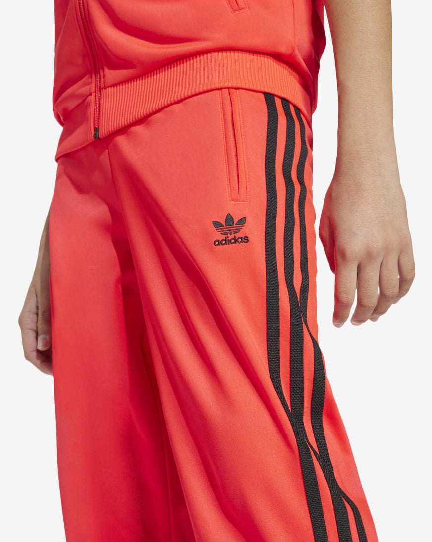 Shop adidas Kids' Adicolor Firebird Tracksuit Bottoms JV8590 red