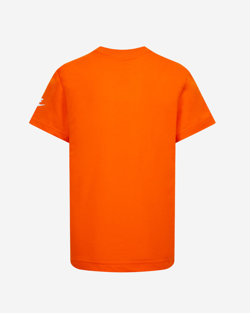 fluorescent orange nike shirt