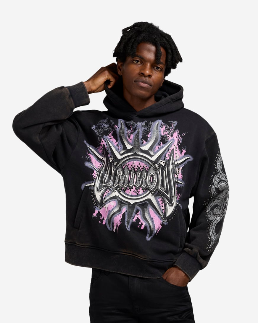 Shop Smoke Rise Luminous Hoodie FO25577SNZ-BLK black | SNIPES USA