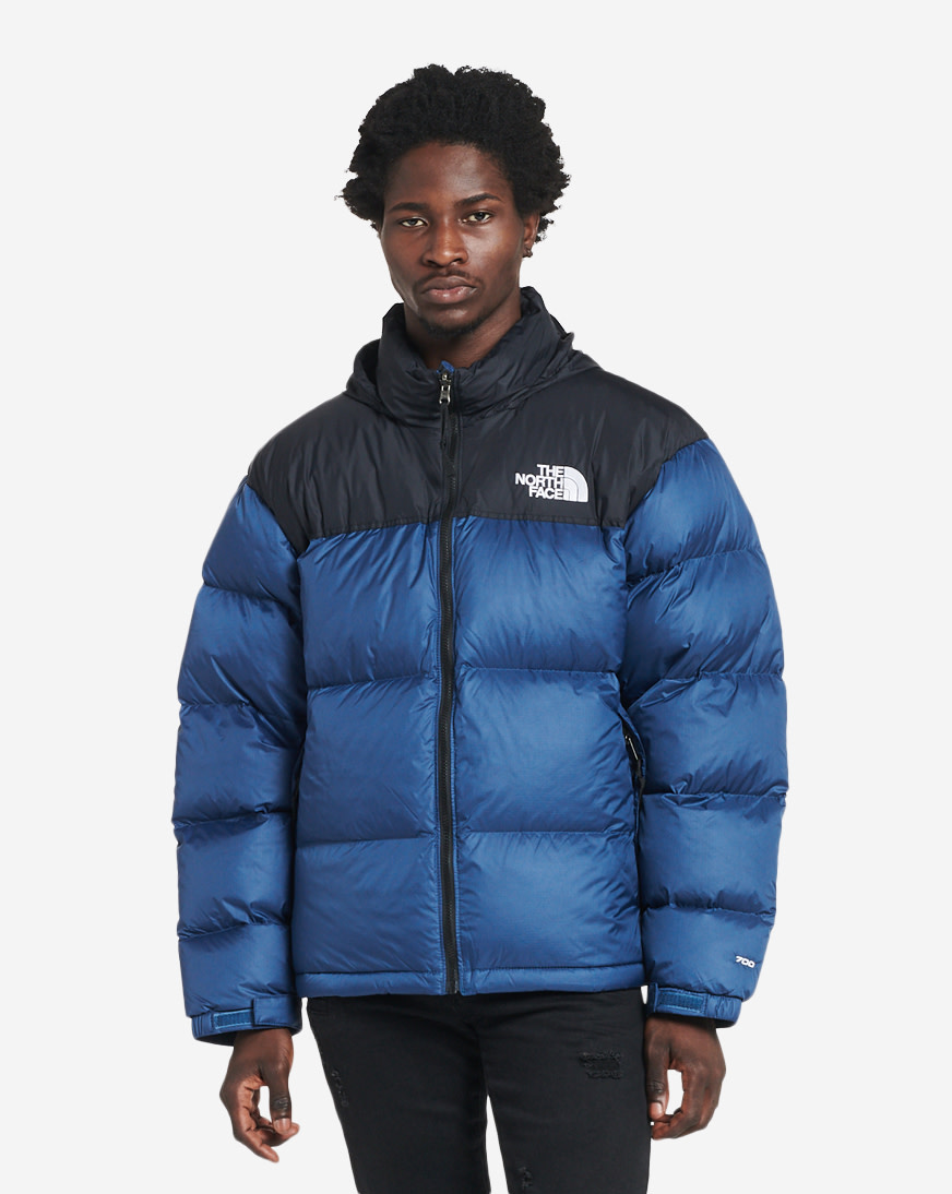 Shop The North Face 1996 Retro Nuptse Jacket NF0A3C8D-NYC green