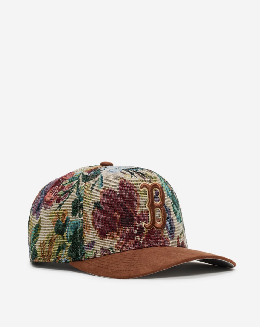Shop Mitchell Ness Boston Red Sox Pro Pinch Floral Tapestry