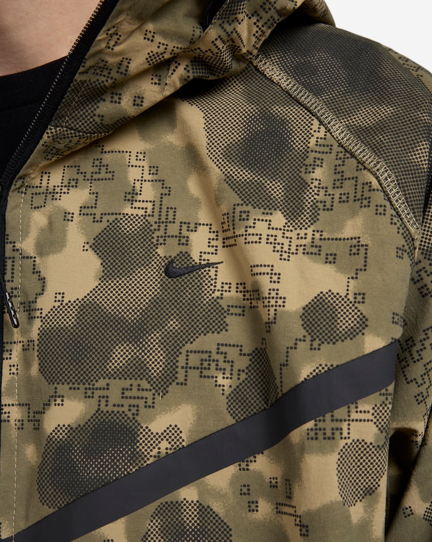 Shop Nike Tech Dri-FIT Woven Camo Windrunner Jacket HV0979-210