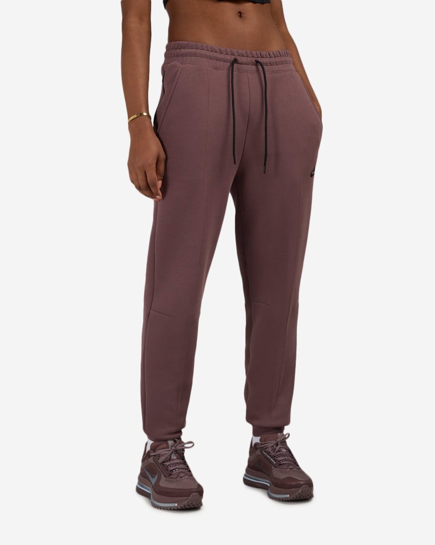 Shop Nike NSW Tech Fleece Mid-Rise Joggers FB8330-502 purple