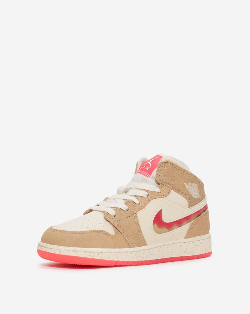 Shop Jordan Big Kids' Air Jordan 1 Mid SE HJ5958-206 pink | SNIPES USA