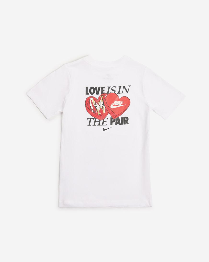 nike tee mock love
