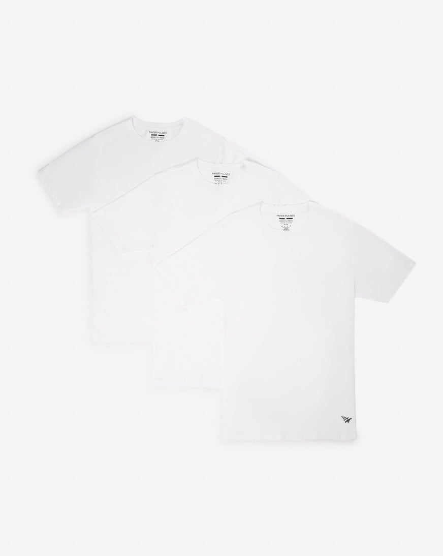 新品 3枚セット PAPER PLANES Tシャツ メンズ ブラック 2XL ◇PAPER PLANES◇ペーパー プレーンズ 3枚セットTシャツ (paperplanes