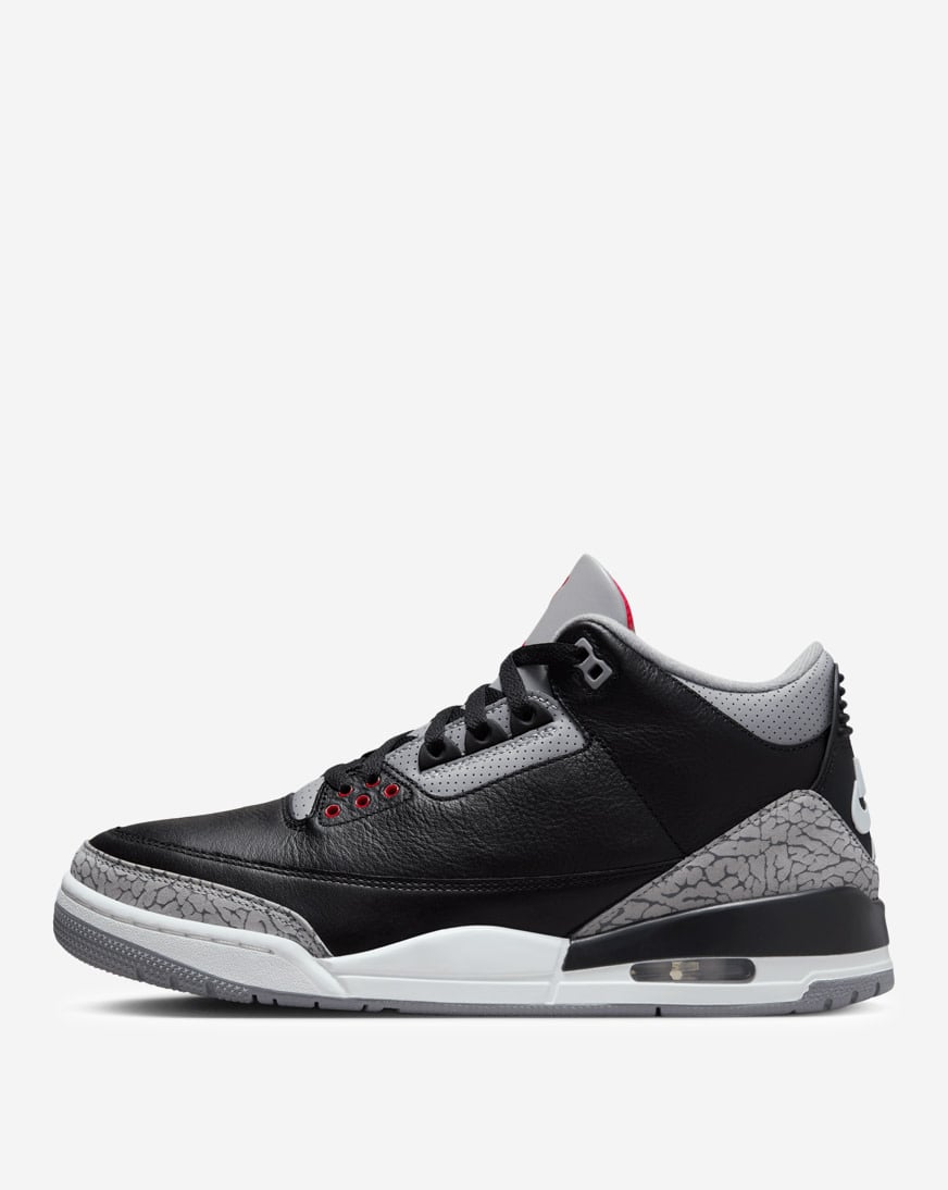 Air Jordan 3 ブラック/グレー/レッド 国内2月17日発売予定】 ナイキ エアジョーダン3 レトロ OG