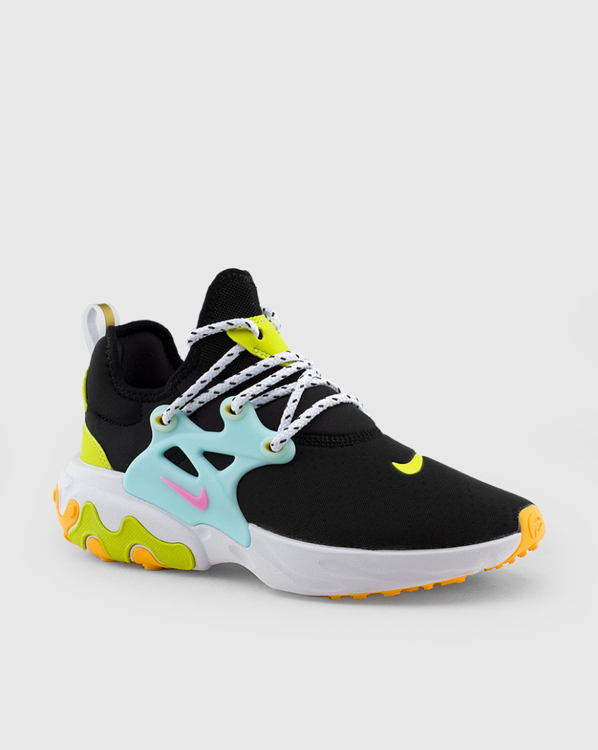 women's nike react presto black