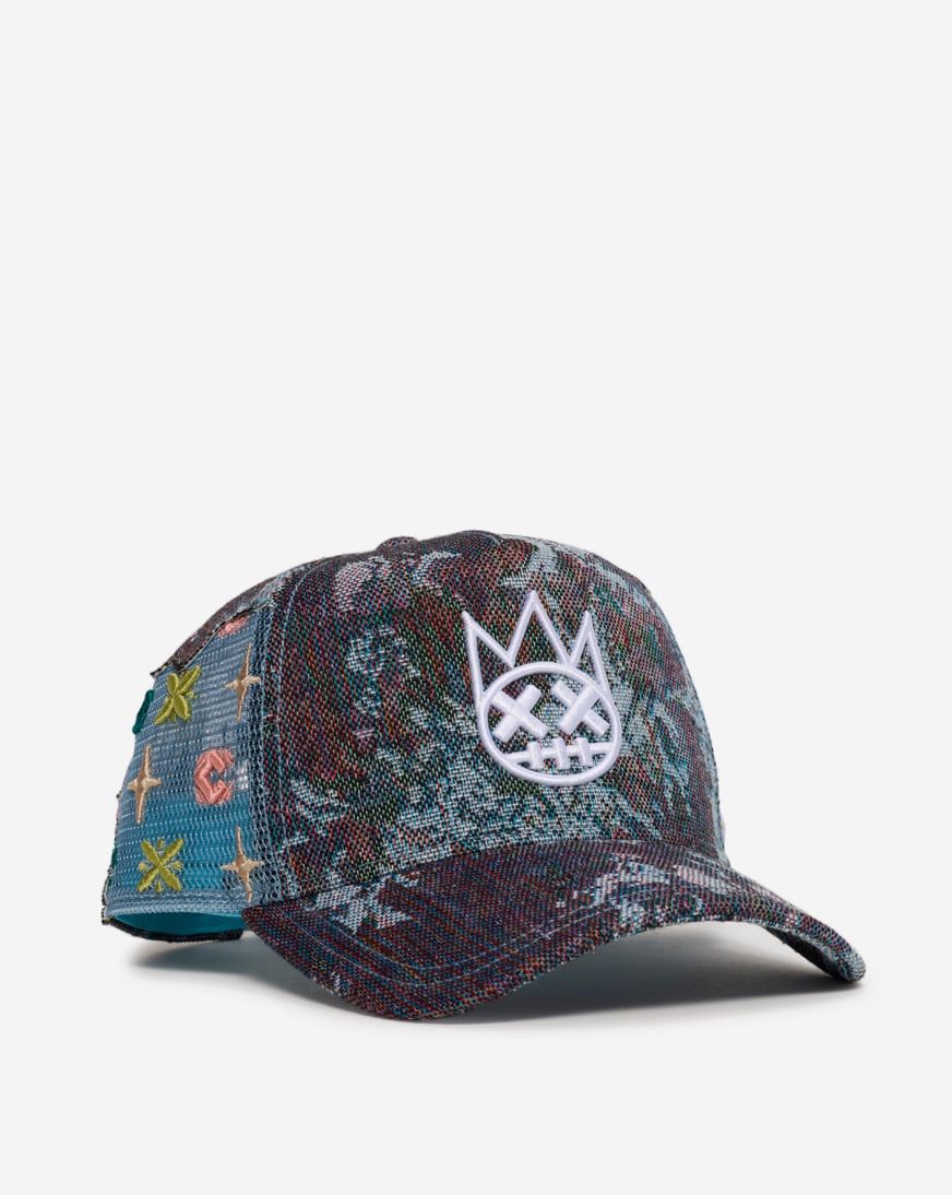 Cult of Individuality Repeat Tapestry Mesh Back Trucker Hat