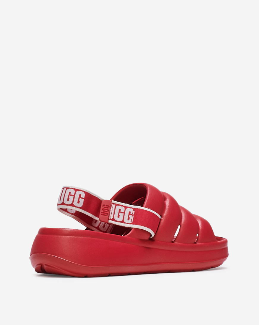 Shop UGG Sport Yeah Slides 1129050K-SBR red | SNIPES USA