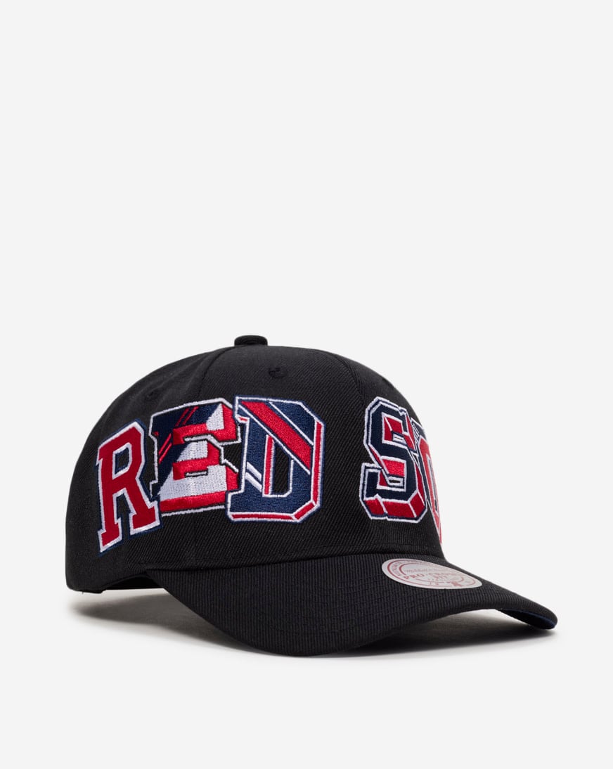 Shop Mitchell Ness Boston Red Sox Hyper Type Pro Crown Snapback