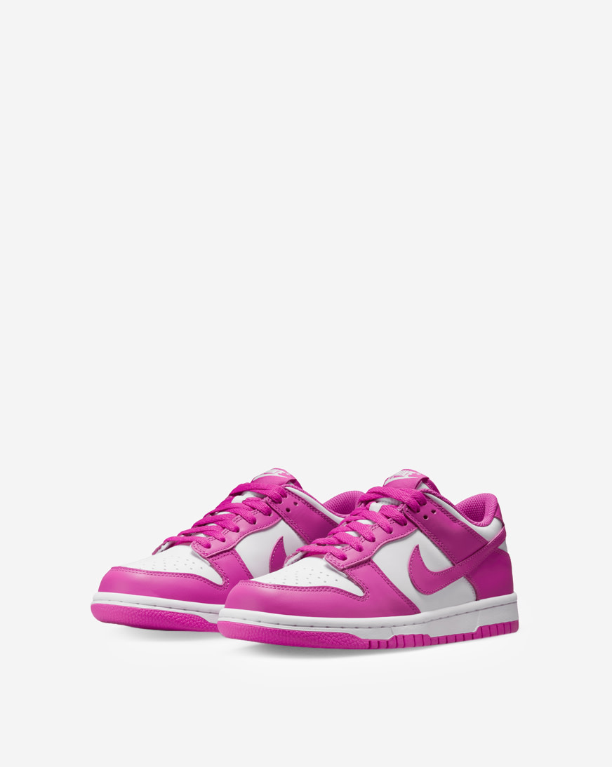 Shop Nike Grade School Dunk Low FJ0704-100 white | SNIPES USA